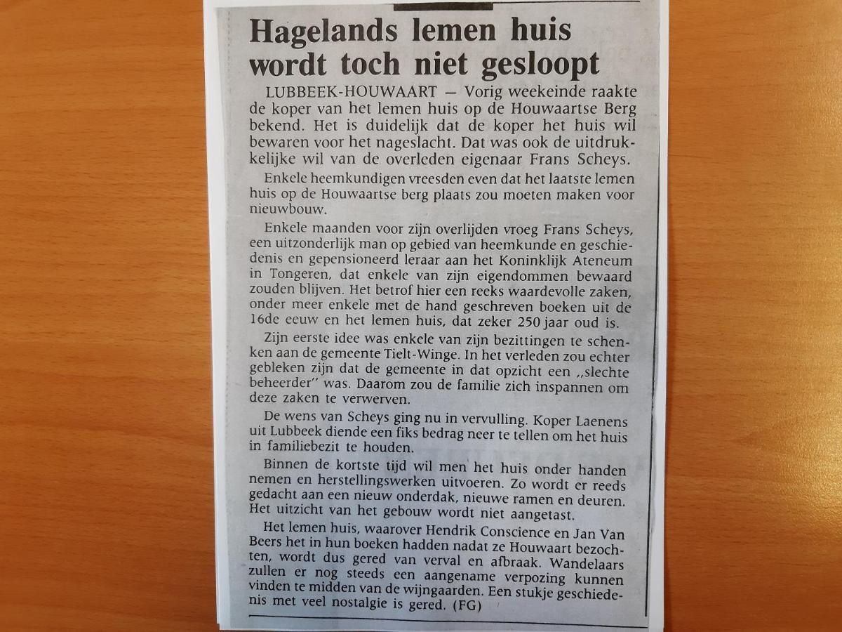 Lemen Huis Houwaart Tielt Екстериор снимка